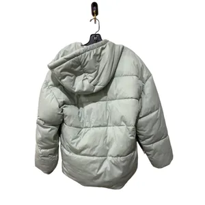 Aqua Hooded Puffer Coat Small Celadon Size‎ Medium thumbnail 5