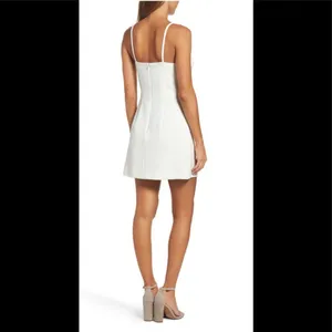 French Connection Whisper Light Sheath Minidress. 4. Ivory. NWT thumbnail 3