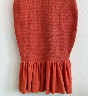 Anthropologie Sleeveless Mock-Neck Textured Midi Dress thumbnail 7