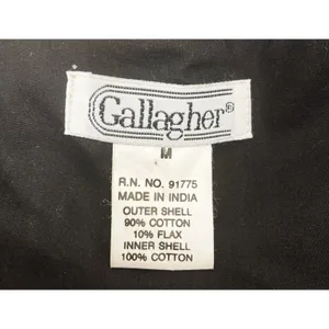 Gallagher Vintage 90s Embroidered Folk Art Cotton Flax Vest M Whimsigoth thumbnail 14
