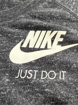 Nike Just Do It Crewneck Sweatshirt Gray Speckled 3XL Pullover Logo thumbnail 3