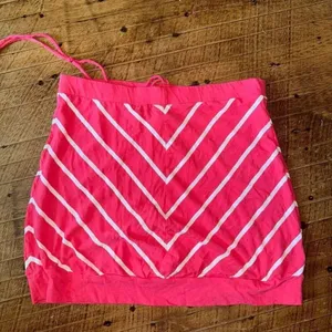 Torrid pink & white striped knit halter tie strapless 2x top thumbnail 3