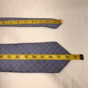 Beaufort Rack Men's Tie Blue Multicolor Silk Italy Geometric Print thumbnail 9