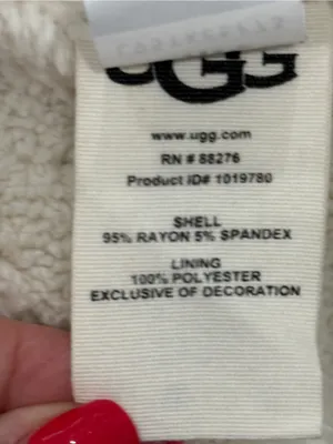 Ugg Faux Shearling Shawl Cardigan Size Small thumbnail 7