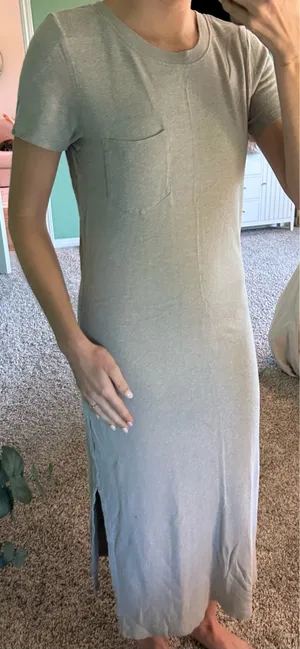 Outerknown Long Grey Dress thumbnail 3
