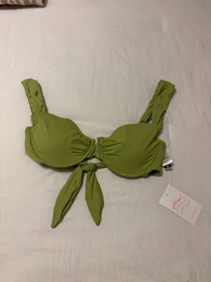 Dippin' Daisy's Olive Green Verona Underwire Bikini Top thumbnail 3