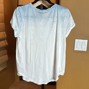 Anthropologie AKEMI + KIN OPENING DAY Tee Mint Floral Ombre Modal Size Medium thumbnail 7