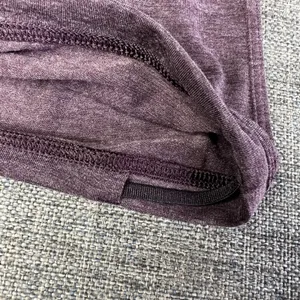Lululemon‎ Tied To It Tank Black Cherry Heathered Open Back Yoga Top thumbnail 4