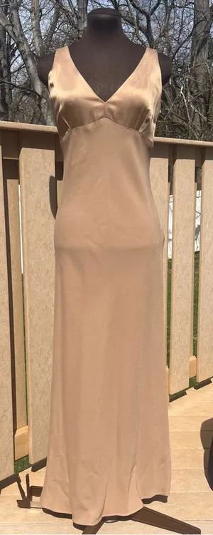 Vtg Nicole Miller Two-Tone Floor Length Sleeveless Formal Dress Size 10 Prom thumbnail 1