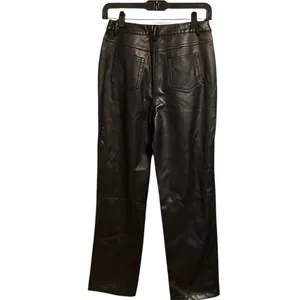 The Drop Jack Vegan Leather Straight Leg Pants Black 26 NWT thumbnail 8