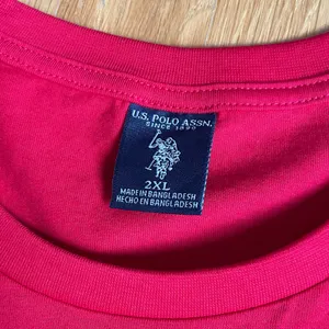 U.S. Polo Assn. Men’s Crew Neck T-Shirt Red 2XL Short Sleeve 100% Cotton NWT thumbnail 4