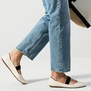 Rothy's The Point Mary Jane Ballet Flats in Love Bird Cream White 9.5 thumbnail 1