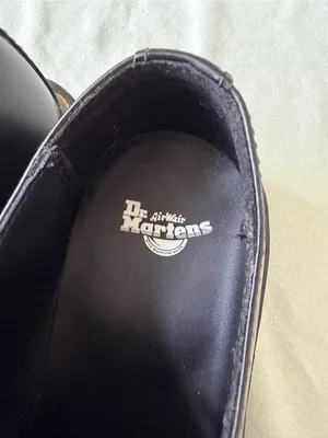 Dr. Martens 1461 SMOOTH LEATHER PLATFORM Black Smoothh SHOES Size 8M or 9W thumbnail 12