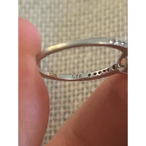 Lot a394 ring size 10 nvc 925 sterling silver thumbnail 12