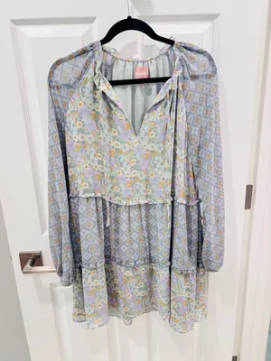 Show Me Your Mumu Birdie Mini Dress in Primrose Print size Small thumbnail 4