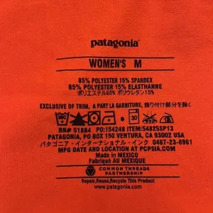 ‎Patagonia Orange Pink Crisscross Back Workout Tank Top M thumbnail 4