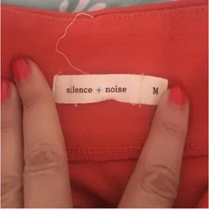 Silence + Noise Orange Spandex skirt thumbnail 2