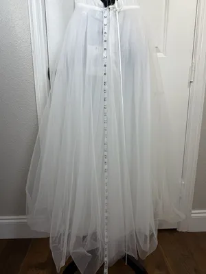 Hello Molly The Only One Maxi Dress White Tulle Size 4 thumbnail 5