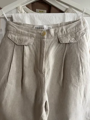 Sovere Anthropologie Linen Pants thumbnail 5