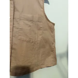 Everlane Womens Sleeveless Button Down Cotton Poplin Shirt Dusty Rose Size 6 thumbnail 7