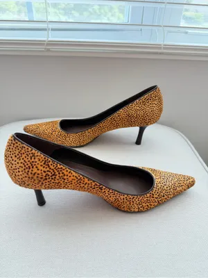 Antonio Melani Leopard Calf Hair Heels 7.5M thumbnail 5