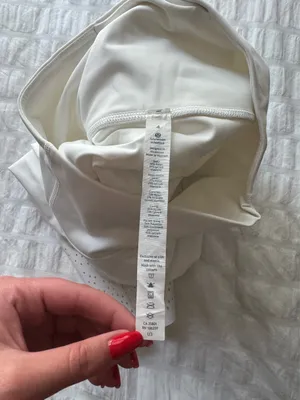 Lululemon Anew Leggings White Cropped thumbnail 4