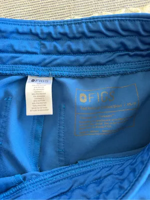 Figs Zamora Jogger Scrub Pants Royal Blue Size XS Petite thumbnail 6