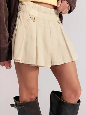 Free People Coco Pleated Mini Skirt thumbnail 1