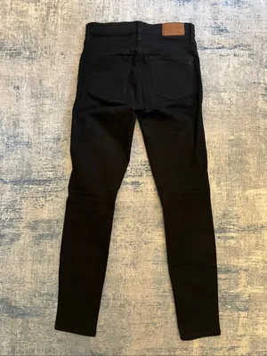 Madewell Black 9" High Rise Skinny Jeans Women's 25" x 28" thumbnail 2