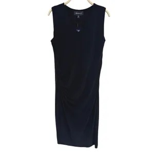 Honeylove‎ InnerPower Black Sleeveless Midi Dress 1X Shaping Slimming Flattering thumbnail 4