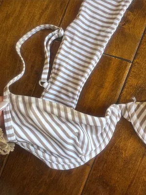 Abercrombie and fitch stripe bikini top thumbnail 3