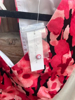 New York & Company Red/Pink Stretch Sleeveless Midi Dress Size 5 summer fun thumbnail 9