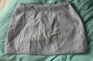 SheIn Blinged Jean skirt thumbnail 1