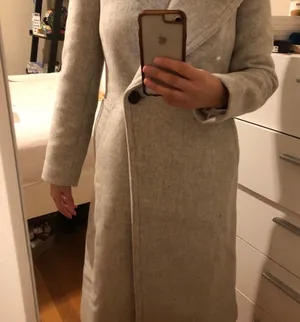 Club Monaco Heather Gray Wool Daylina Coat thumbnail 4