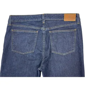 Lauren‎ Ralph Lauren Straight Leg Jeans 14 Dark Wash Blue Denim Mid Rise Classic thumbnail 8