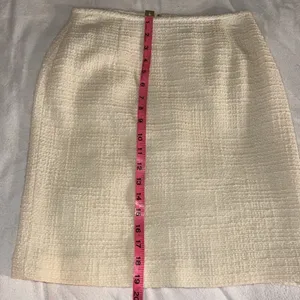 Vintage Ann Taylor Size 4 Wool Blend Cream Skirt thumbnail 12