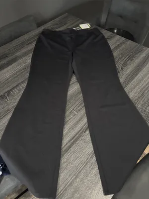 Nwt HALARA Black Women's Flared dress-work pant thumbnail 1