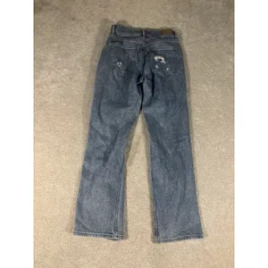American Eagle Highest Rise 90s Boyfriend Jeans Womens 4 Reg Blue‎ Distressed thumbnail 9