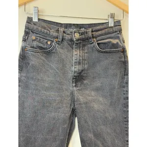 & Other Stories Jeans Women Size 25 Black High Waist Straight Leg Denim thumbnail 5
