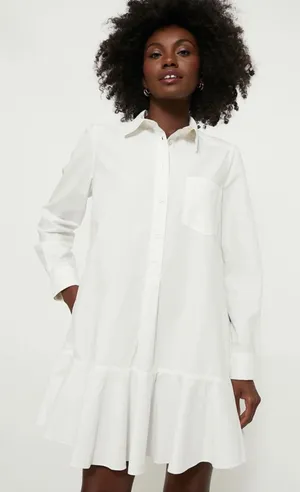 Tuckernuck White Cotton Poplin Callahan Shirt Dress‎ Sz S thumbnail 1