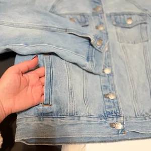 Madewell Oversized Jeans Jacket raglan sleeve 100% Cotton, size S relaxed fit thumbnail 10