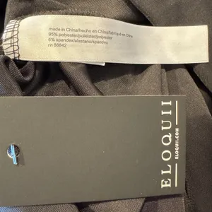 NWT ELOQUII Black Velvet Crossover‎ Faux Wrap Maxi Dress Plus Size 22 Formal thumbnail 4