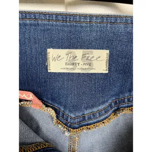 Free People We The Free Curvy Flare Leg Raw Hem Jeans Sz.35 thumbnail 5