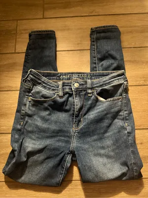 American Eagle Outfitters Women's Medium Blue Skinny Jeans thumbnail 1