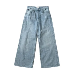 AGOLDE Dame Wide Leg 100% Regenerative Cotton Light Blue Jeans High Rise Size 27 thumbnail 2