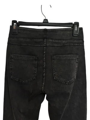 HALARA Flex High Waisted Pocket Denim Casual Leggings Washed Black size M thumbnail 4
