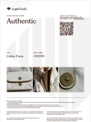 Celine crossbody bag White Leather Tote with Brown Trim and Gold Plaque thumbnail 14