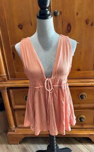 Free People Beach Bound Tank Top, Sz L thumbnail 2