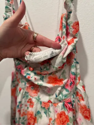 Altar’d State Kismet Floral Maxi Dress L NWOT Cottagecore thumbnail 6
