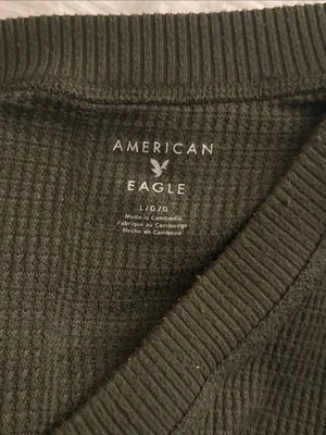 Women’s American Eagle Waffle Long Sleeve Shirt thumbnail 4